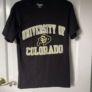 Champion Size Small University of Colorado Short Sleeve T- Shirt